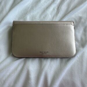 Kate Spade large wallet/ clutch rose gold